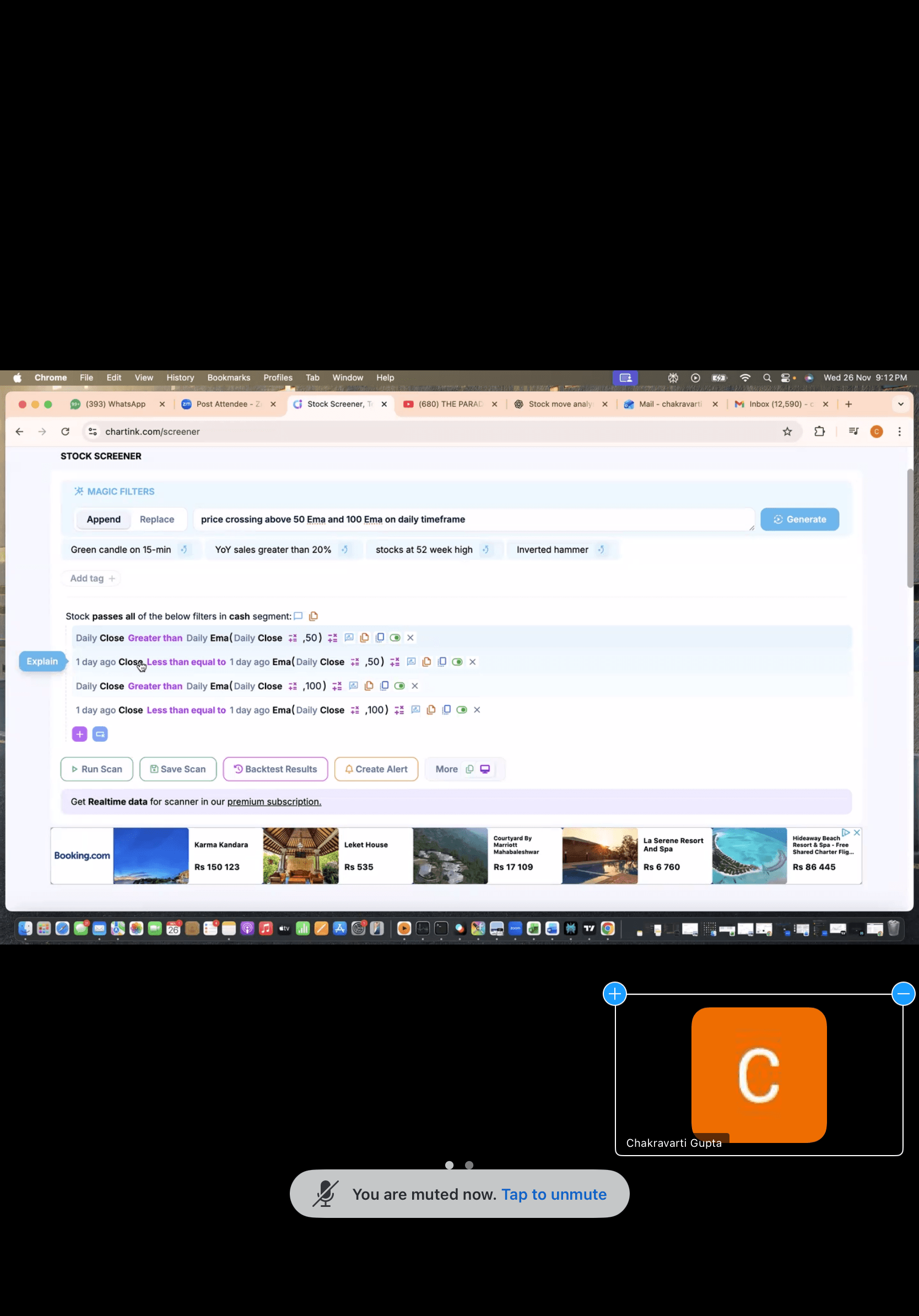 Live session — strategy review