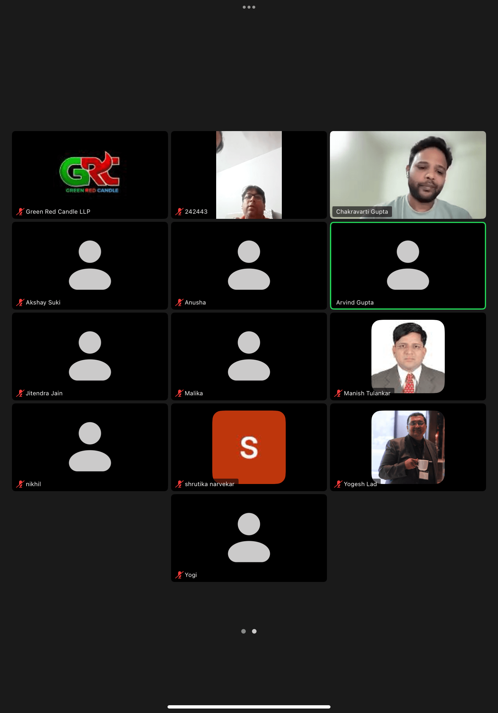 Live class — price action